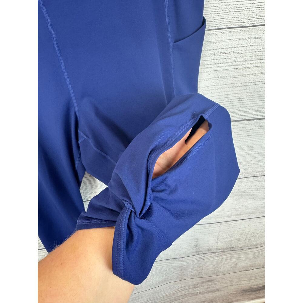 Fabletics Active Plus Size Blue Oasis High Waiste… - image 4